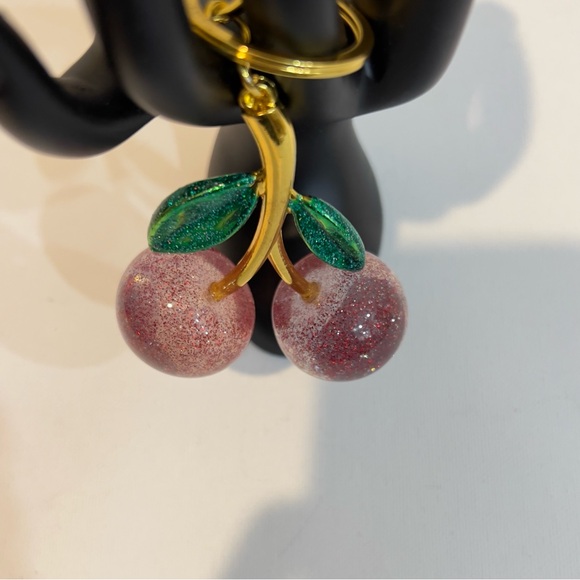 Cherries Key Chain & Bag Charm - Picture 3 of 3